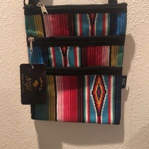 NGIL Serape Crossbody Hipster Bag